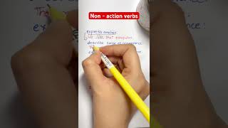 Non  action verbs  Stative verbs [upl. by Jehanna]