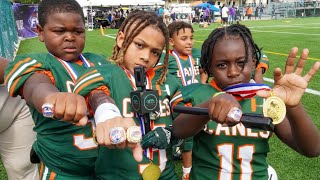 Fort Lauderdale Hurricanes 7u 2024 FYFL Super Bowl Champs Post game interviews [upl. by Mackenzie]