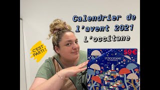 CALENDRIER DE LAVENT LOCCITANE 2021  unboxing des 24 cases [upl. by Yrollam]