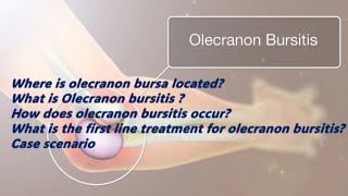 What is Olecranon Bursitis [upl. by Nottap]