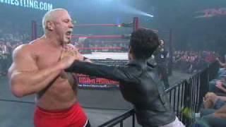 Matt Morgan vs Scott Steiner  TNA Classic Moments [upl. by Ahsitan]