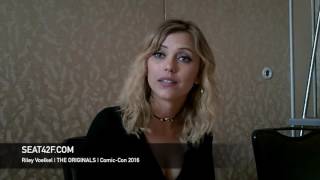 Riley Voelkel THE ORIGINALS Interview Comic Con 2016 [upl. by Anwahsal]