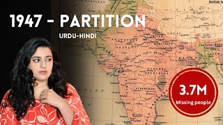 India amp Pakistan  1947 Partition in Numbers URDUHINDI [upl. by Fosdick]