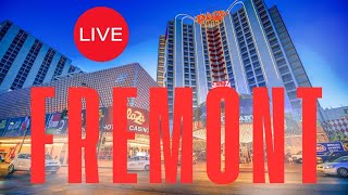 Las Vegas LIVE  Fremont Street What an Experience [upl. by Pooley]