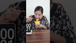 60 SECONDS Cup Noodle CHALLENGE 😳 NOODLE Eating CHALLENGE 🤑🤑 shorts ytshorts ashortaday [upl. by Emlen]