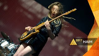 HAIM  Right Now Glastonbury 2017 [upl. by Sinnard]