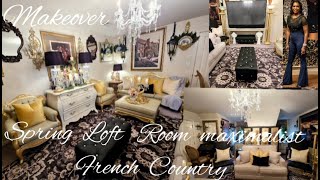 Spring Loft Room makeover maximalistDecorate With MeFrench Country Decor [upl. by Yajeet963]