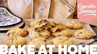 Bake at Home  New York Chocolate Chip Cookie Recipe  Cupcake Jemma [upl. by Ferwerda]