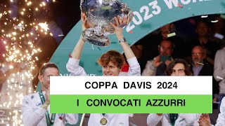 Coppa Davis 2024 I convocati di Volandri per Bologna assenti Sinner e Musetti C’è Berrettini [upl. by Hen]