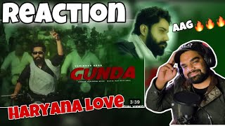 Gunda  Varinder Brar  REACTION  Official Video [upl. by Zere]