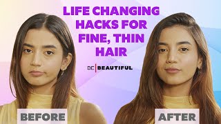 Life Changing Hacks for Fine amp Thin Hair  Hair Care Tips To Add Volume To Your Hair  Be Beautiful [upl. by Dinah]