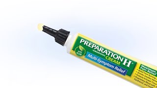 How to Apply PREPARATION H® Maximum Strength Pain Relief Cream [upl. by Eneluj223]