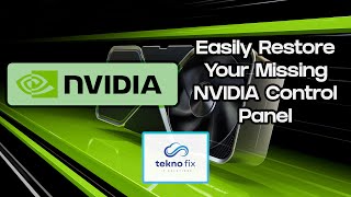 NVIDIA Control Panel Not Opening How To Fix It On Windows 1011 [upl. by Areval]