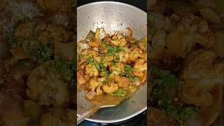 Easy lunch recipe without souce gobhi chilli phoolgobhi fry viral recipe new recipe trending [upl. by Ydal]