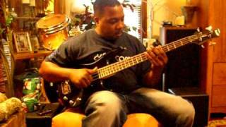 Slap amp Pop Licks On My Sons 4 String IBANEZ Mikro Short Scale Bass Guitar Part 2 [upl. by Hurleigh]