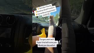 Bone Spur Shaving Brostrom Procedure Surgery amp Internal Brace Augmentation 100224 [upl. by Nehtanoj618]