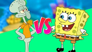 Bob Esponja vs Calamardo  BATALLAS DE RAP ANIMADAS [upl. by Florian528]