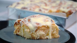 EASIEST Cinnamon Rolls Recipe [upl. by Einnahpets]