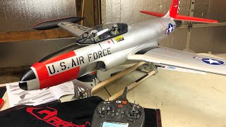 Freewing T33 Shooting Star UNBOXING AND ASSEMBLY review USAF 80mm EDF Jet [upl. by Nnylsia]