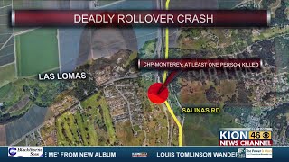 One dead in rollover crash between Las Lomas and Watsonville [upl. by Deehahs]