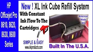 CISContinuous Ink Supply SystemCISS For HP Officejet Pro 8610 Printer [upl. by Siriso]