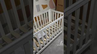 Baby Cot Assembly builtbyzee build assembly positivity energy flatpackfurniture [upl. by Nesyrb]