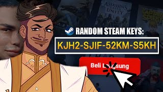 Membeli 5 Kode Game Steam RANDOM 17 RIBU  Gacha Game Steam 13 [upl. by Eelasor]