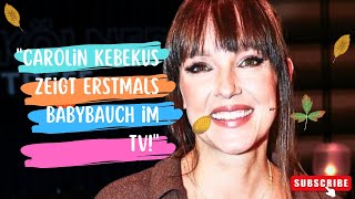 Carolin Kebekus enthüllt ihren Babybauch erstmals live im Fernsehen [upl. by Ennovi]