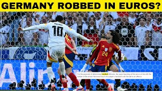 EXPLAINED Why Germany were not given penalty in Euro quarters vs Spain What does handball rule say [upl. by Molly455]