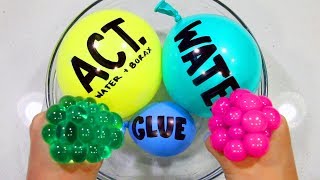 Slime Mixing with Satisfying Stress Mesh Ball amp Balloon Cutting [upl. by Franchot987]