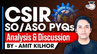 CSIR SOASO Exam  Analysis and Discussion of Past Year Questions for Effective Preparation [upl. by Alonso876]