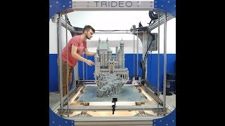 3D Printing Timelapse  1 meter high [upl. by Sanfourd287]