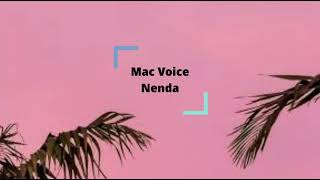 Mac voice  Nenda lyrics video [upl. by Marius]