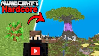 I BUILD A MEGA GIANT TREE In Minecraft Lava Smp Survival Series26 [upl. by Rhyner]