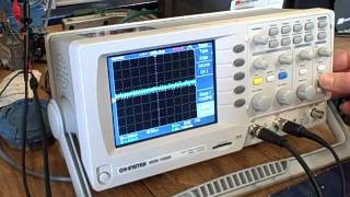 Fieldbus H1 signal waveforms on digital oscilloscope [upl. by Eniotna]