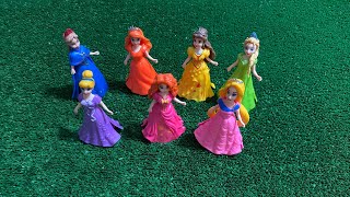 Elsa Doll Dress Transformation  DIY Miniature Ideas for Barbie Wig Dress Faceup and More [upl. by Aloibaf]