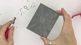 Lino Cutting and Block Printing for the Very First Time [upl. by Ardnuhs]