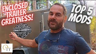 106 Top 5 Enclosed Trailer Mods  Stealth Enclosed Trailer  Why an Enclosed Trailer is so Useful [upl. by Leanard]