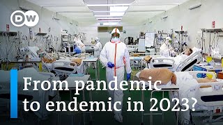 Could the COVID19 pandemic end in 2023  DW News [upl. by Alyhc]