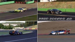 4K  BEST SOUNDING CARS IN ASSETTO CORSA  Corvette C6R Huracan EVO2 F40 Competizione F1 [upl. by Aicena]