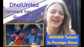 Indians in Denmark Got Talent  Foreigner Reaction [upl. by Birk]