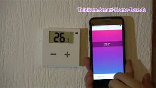 Bitron Video Wandthermostat mit Relais für Telekom SmartHome Qivicon [upl. by Beasley]