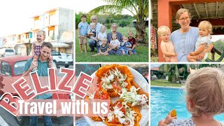 Travel to Belize with us  food tour small village life [upl. by Nohj]