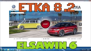 VW ETKA 82 ELSAWIN 6 y PET2 en una VM  LINK de Descarga  Download [upl. by Asha982]