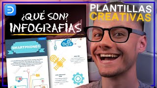 Que es una INFOGRAFÍA y como HACER una PASO a PASO  Plantillas Editables [upl. by Weiner222]