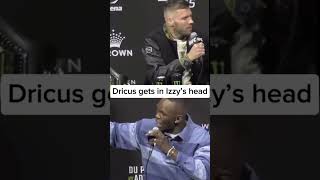 Dricus living in Izzy’s head rent free ufc dricusduplessis israeladesanya [upl. by Asined]