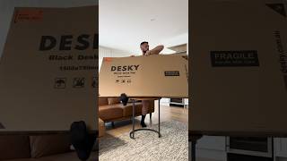 Unboxing Desky Duel Ergo Edge Sit Stand Desk Deskydesk [upl. by Fleurette]