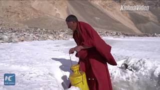 Daily life of monk at worlds highest monastery [upl. by Hathaway]