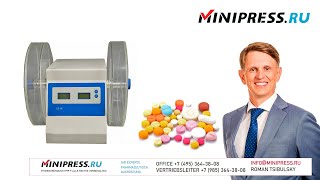 Härteanalysator für Labortabletten CS03 Minipressru [upl. by Dynah]