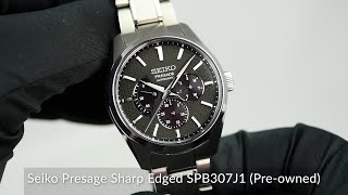 Seiko Presage Sharp Edged SPB307J1 Preowned [upl. by Urata]